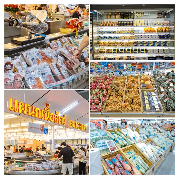 GO Wholesale プーケット内観 野菜 果物コーナー