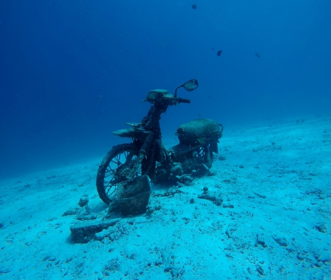 ラチャヤイ島沈バイク