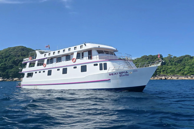 シミラン諸島ダイブクルーズ船・MV Seatopia外観写真