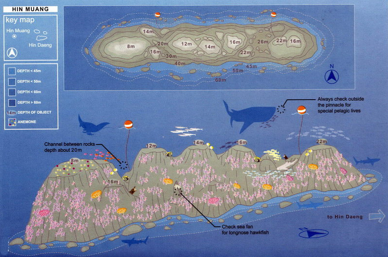 ヒンムアン水中地図
