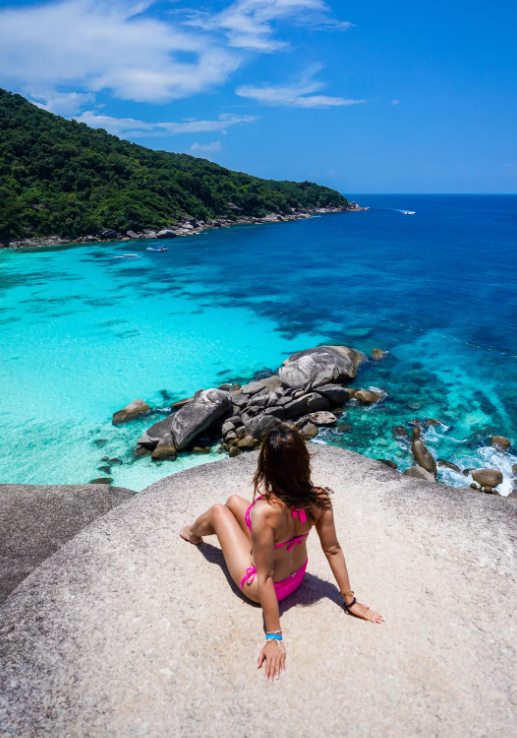 セイルロック頂上からの眺め