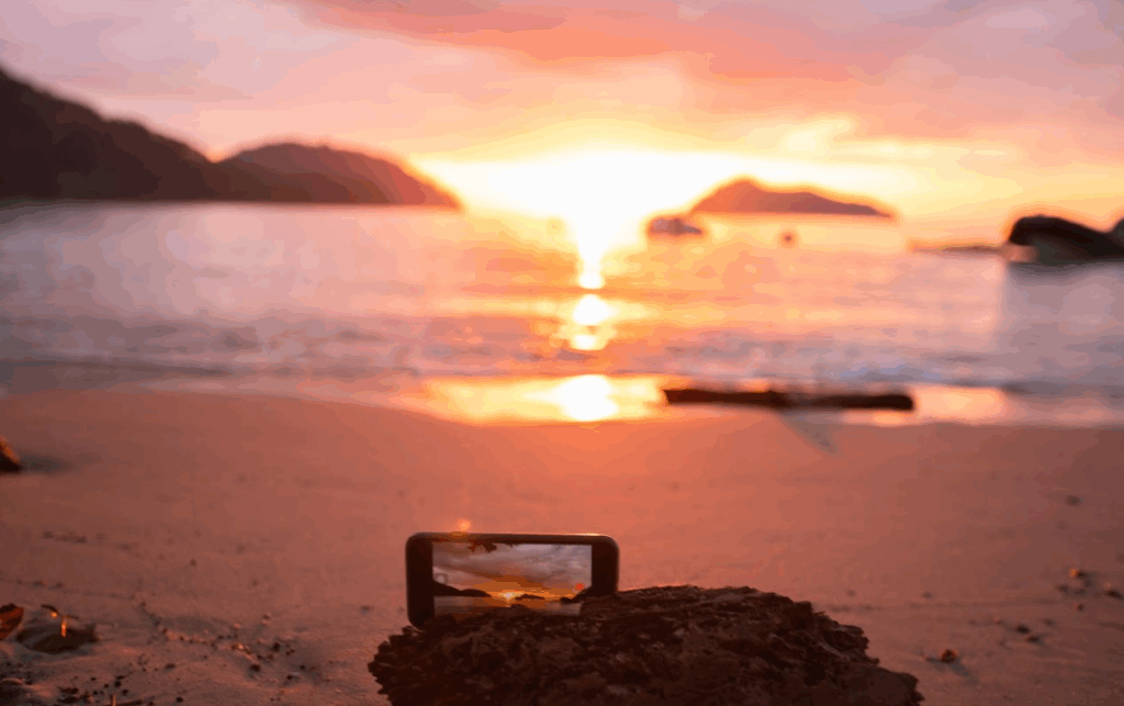 スリン諸島国立公園にてサンセットタイム