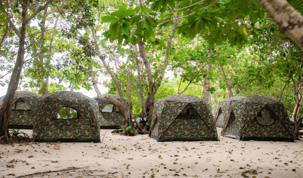 スリン諸島・キャンプサイトの画像です