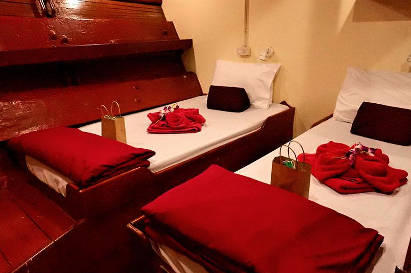 プーケット発の人気シミランダイブクルーズ「The Junk（ザ・ジャンク号）・ツインキャビン