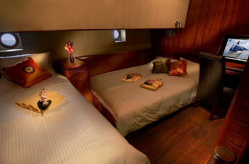 The Phinisi（フィニシ号）・ダブル・ツインキャビン
