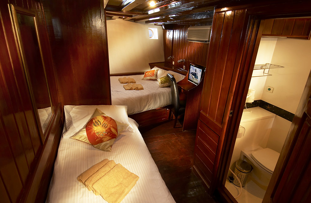The Phinisi（フィニシ号）・ダブル’・ツインキャビン