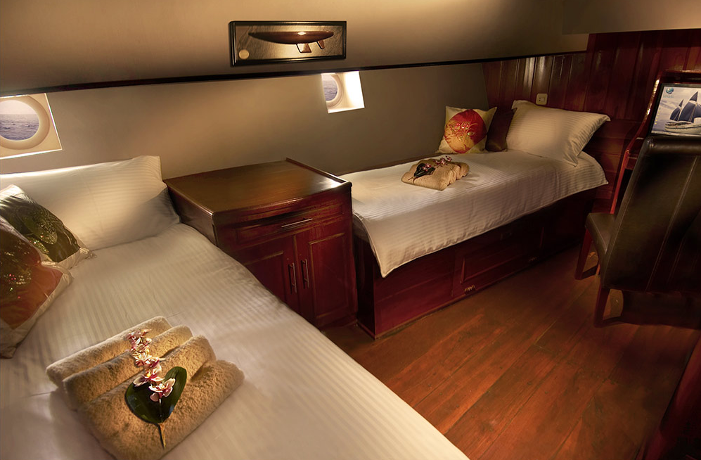 The Phinisi（フィニシ号）・ツインキャビン
