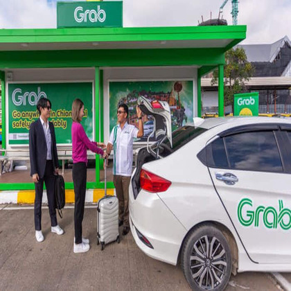 事前決済で楽々手配できるGrab